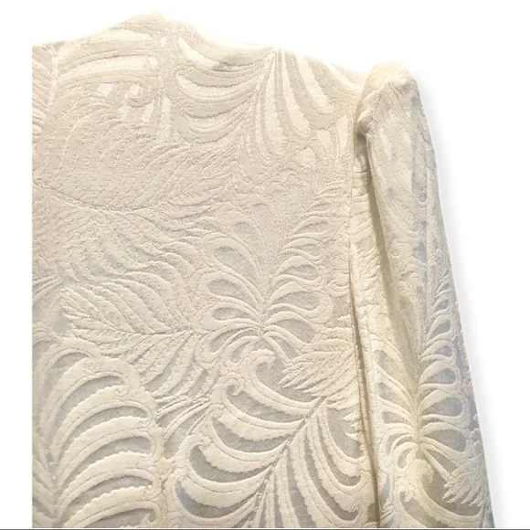 FREE PEOPLE Naomi Ivory Velvet Mini Dress Size - Picture 7 of 7